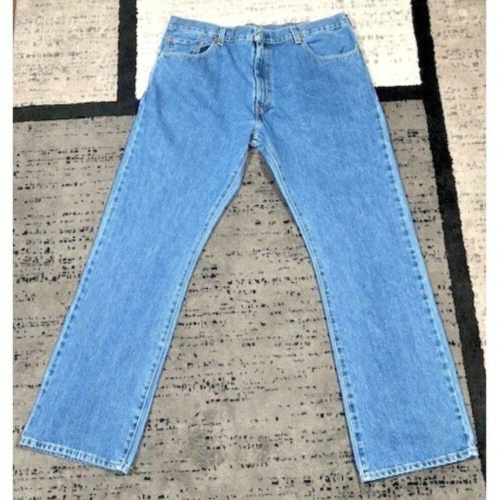 Levis 517 Jeans Mens 40x34 Blue Bootcut Western Medium Wash Denim Workwear